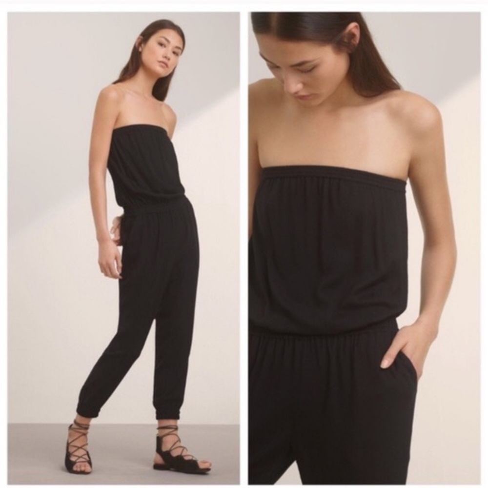 EUC Aritzia Talulah Tabata Strapless Jumpsuit
